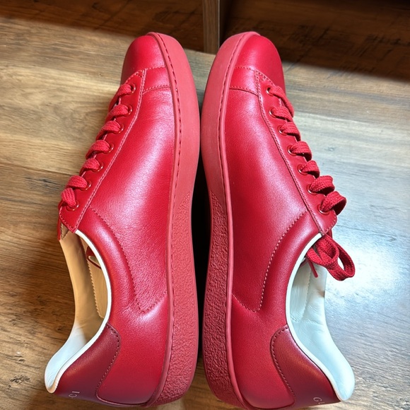 Gucci red Ace sneakers. NIB! - Picture 5 of 10